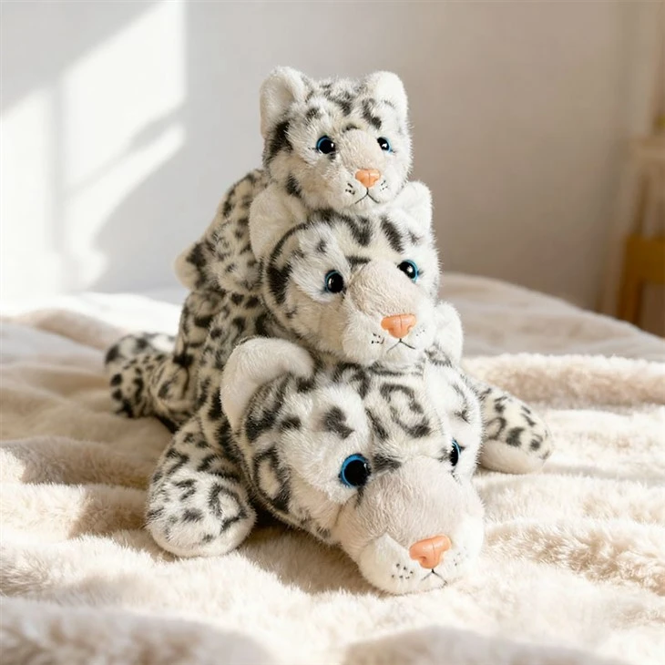 Cute Plush Snow Leopard factory